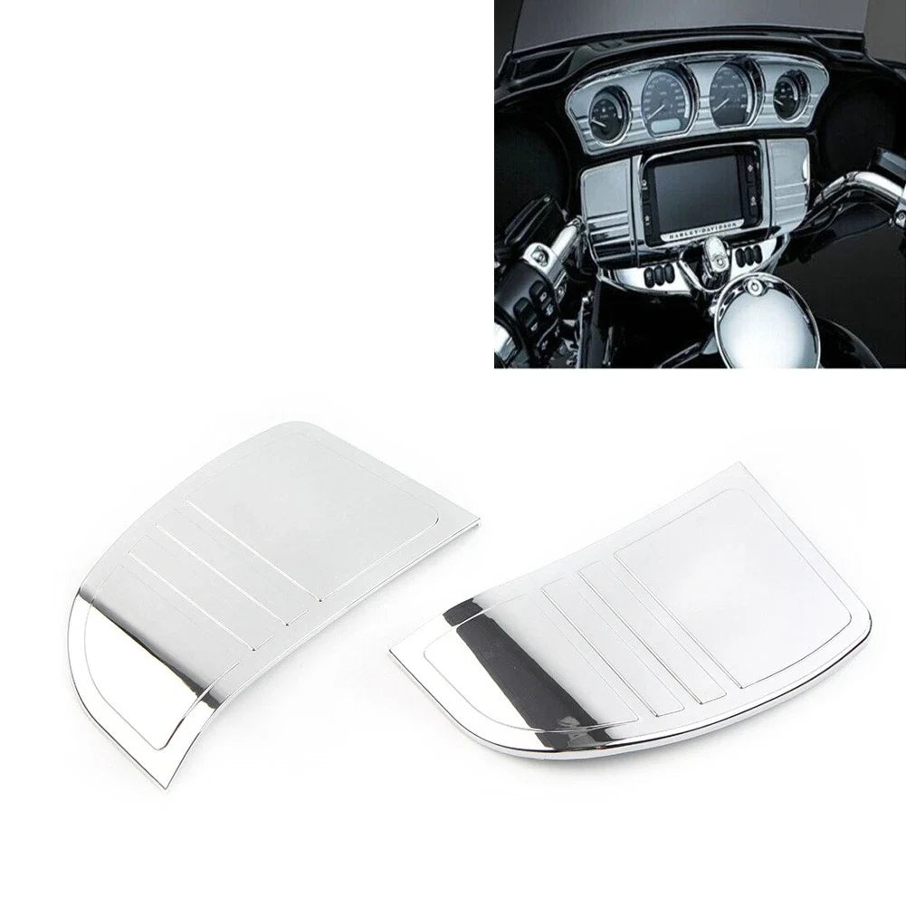 Chrome Stereo Trim Cover for Harley Touring Street Electra Glide (2014–2022)