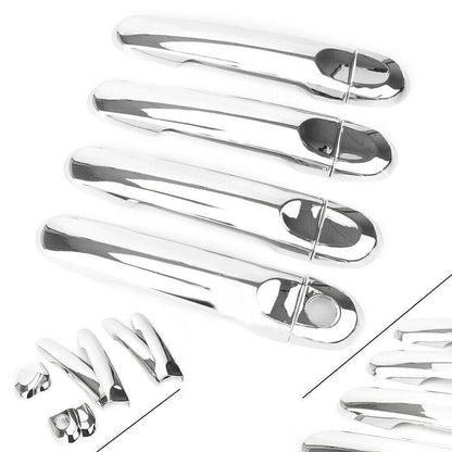 Chrome Door Handle Cover Trim for Nissan Sunny Versa (2014–2016)