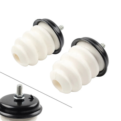 2Pcs Rear Frame Leaf Spring Bump Stop for Chevy Silverado 1500, GMC Sierra (15712438, 523-049)