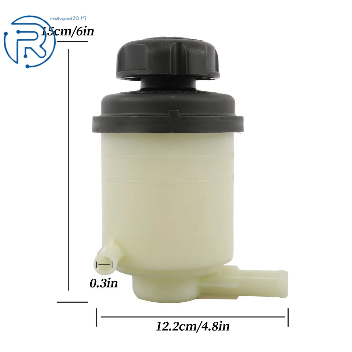 Power Steering Reservoir for Hyundai Veracruz (2007–2012) V6 3.8L, with Cap