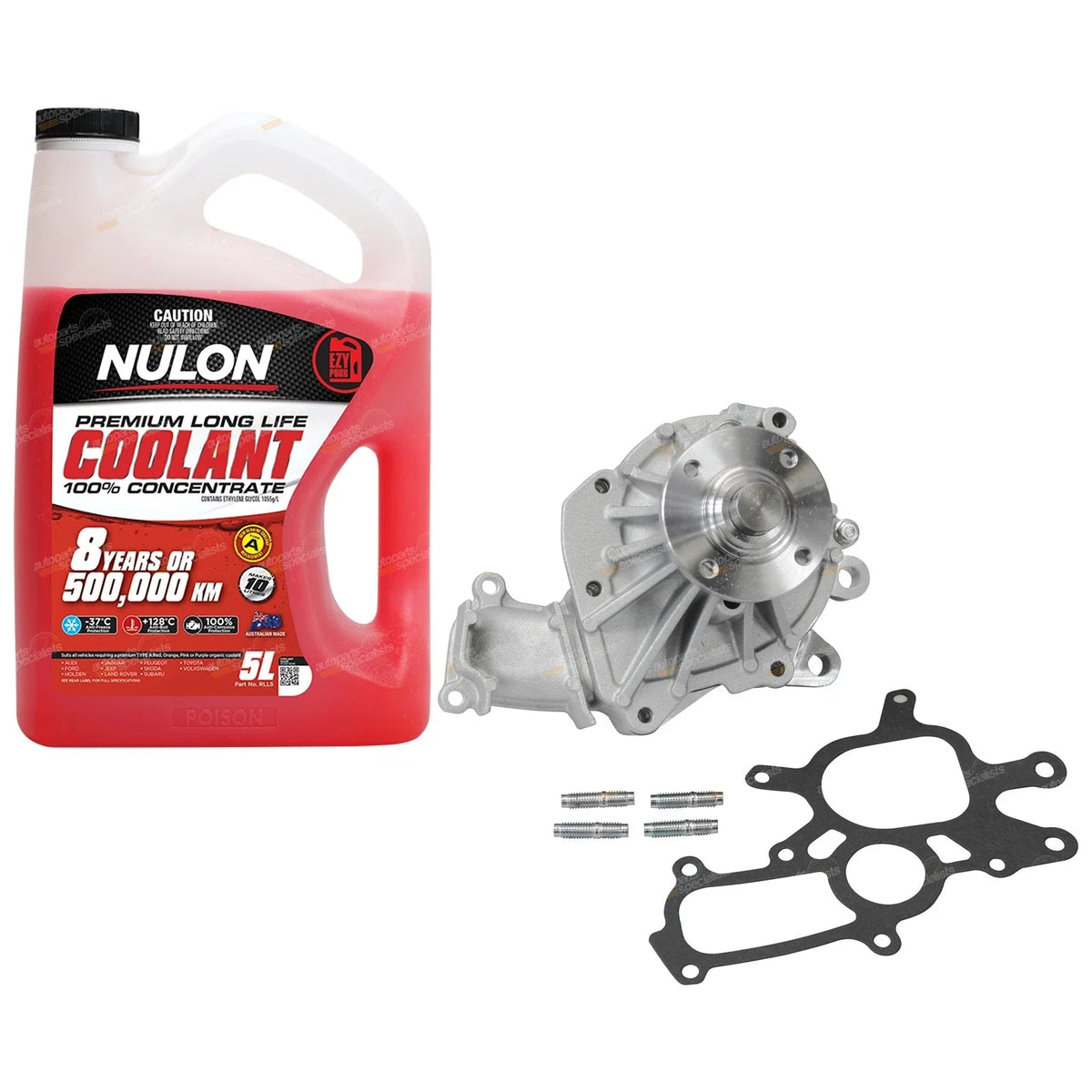 Water Pump + Coolant for Hilux KUN16 KUN25 KUN26 (2005–2016)