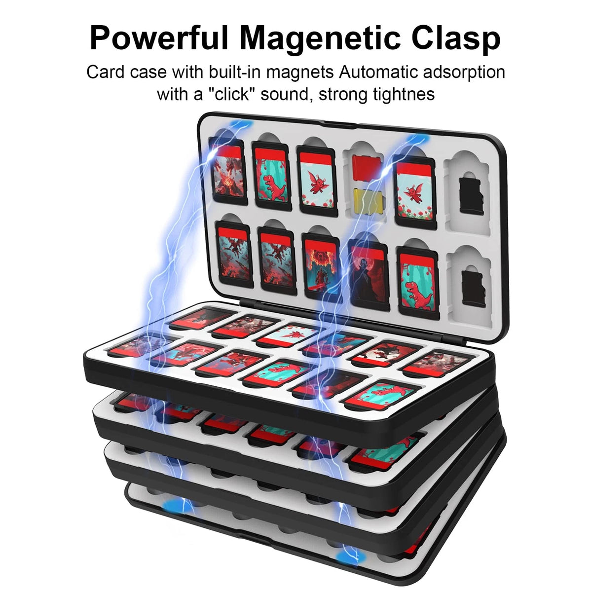 96-Slot Game Card Holder for Nintendo Switch