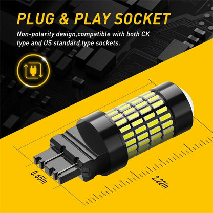 2X 102SMD LED Turn Signal Brake Light Bulbs 3157 3057 for Chevy Blazer (1995–2005)