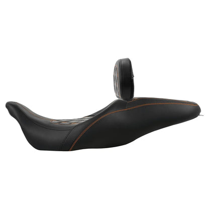 Driver Passenger Seat & Rider Backrest for Harley Touring Road Glide (2009–2023)
