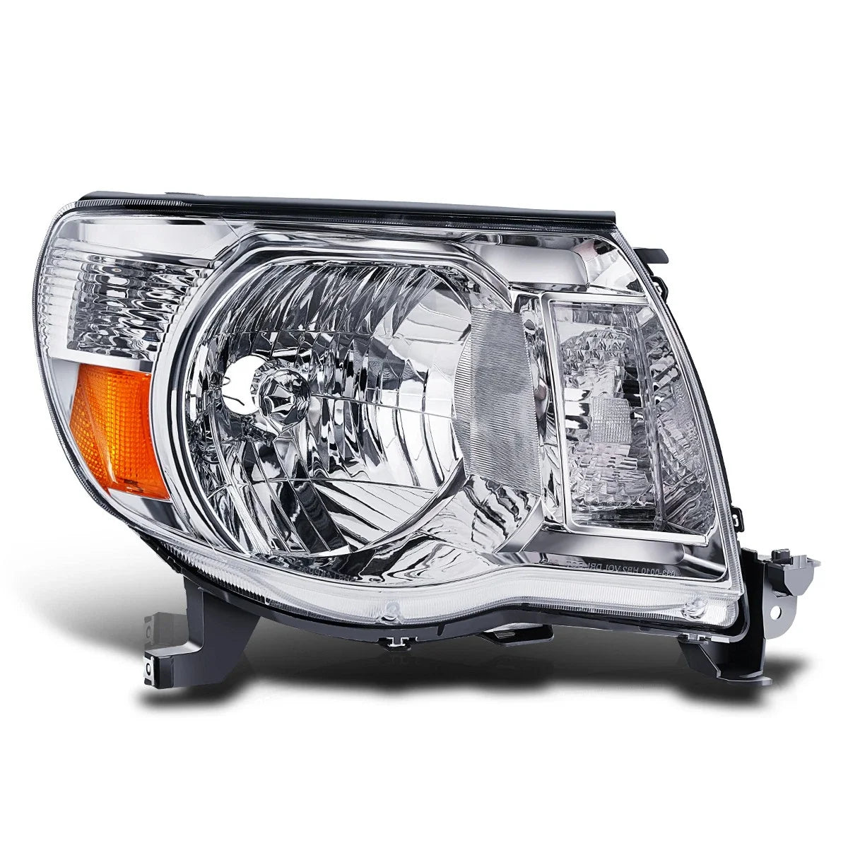 Passenger Side Headlight Lamp Chrome/Amber for Toyota Tacoma (2005–2011)