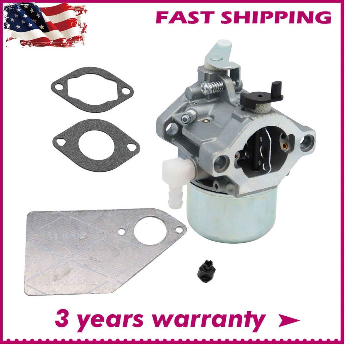 Carburetor for Briggs & Stratton (497844, 695503, 498838, 499029, 497164)