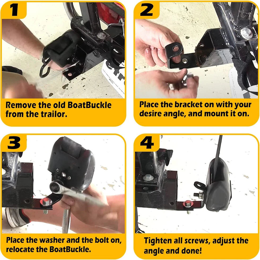 Boat Buckle G2 Universal Mounting Bracket Kit #F14254 (Universal)