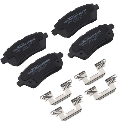 Set of 4 Front Ceramic Brake Pads for Ford Fiesta Mazda 2 (2011–2014)