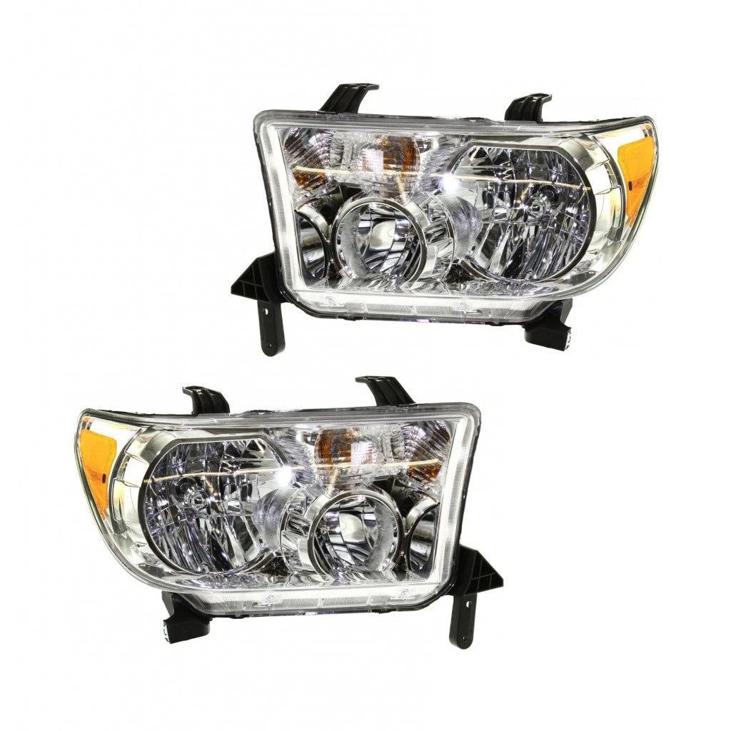 Headlight Assembly Pair for Toyota Tundra (2007–2013) LLX-PAIR-TO2502171C-CL360A70, TO2502171
