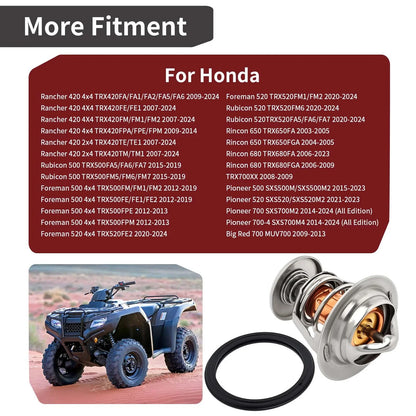 Thermostat O-Ring for Honda Pioneer 500 520 700 700-4 Big Red 700 (2014–2020)
