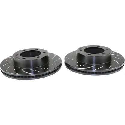 2X EBC Brake Discs GD7158 for Toyota Sequoia Tundra (2000–2006)
