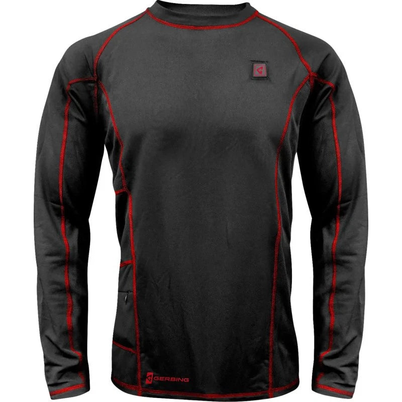 7V Heated Base Layer Shirt for Gerbing (GERBLS7VMBLKM) - Black - M