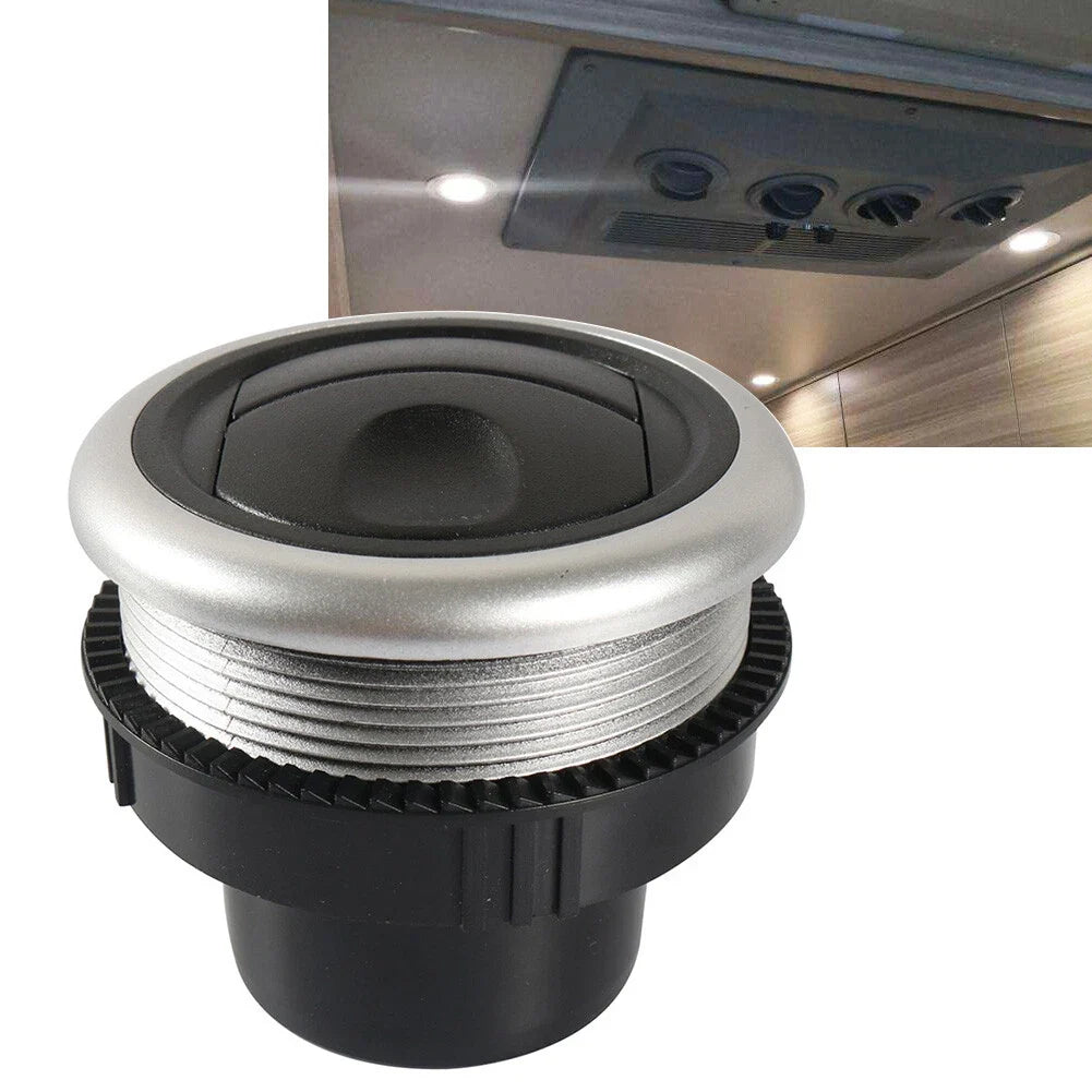 Round Rotating Air Conditioning Vent for RV Boat Bus Cars (Universal)