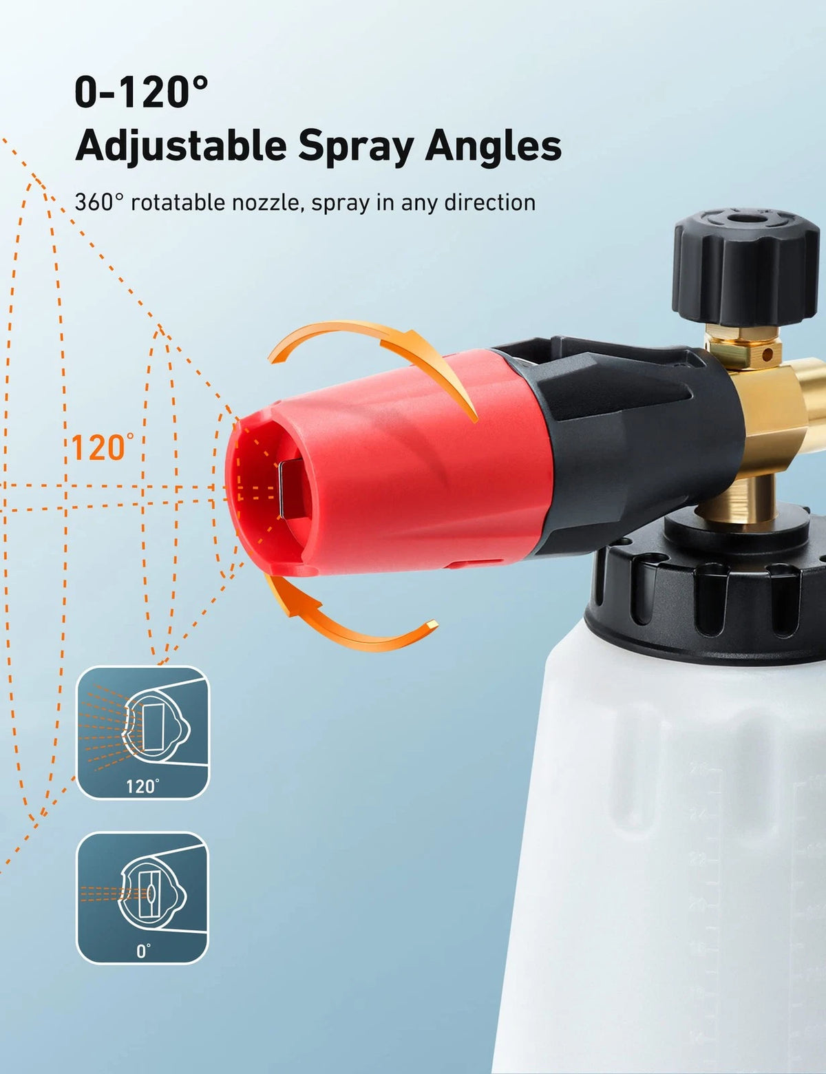 Foam Cannon for AstroAI (1L)