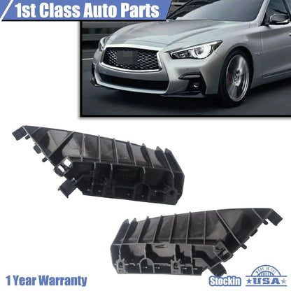 Set of 2 Bumper Cover Support Stiffeners for Infiniti Q50 (2014–2020)