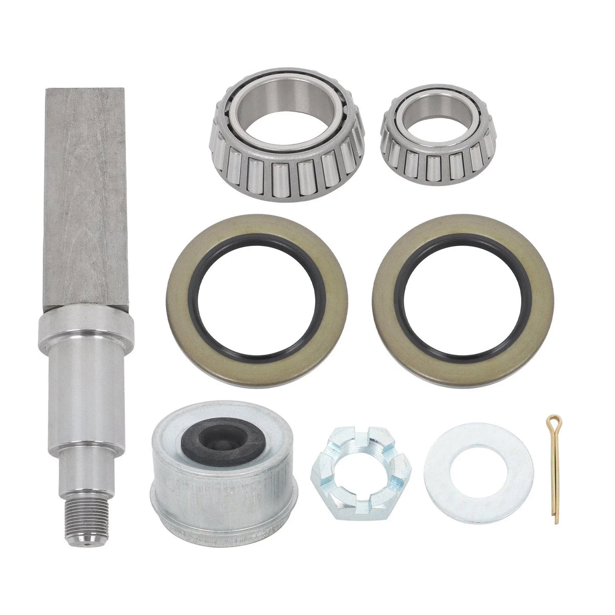 Set of 2 Wheel Hub Kits & Square Spindles for Various Models
