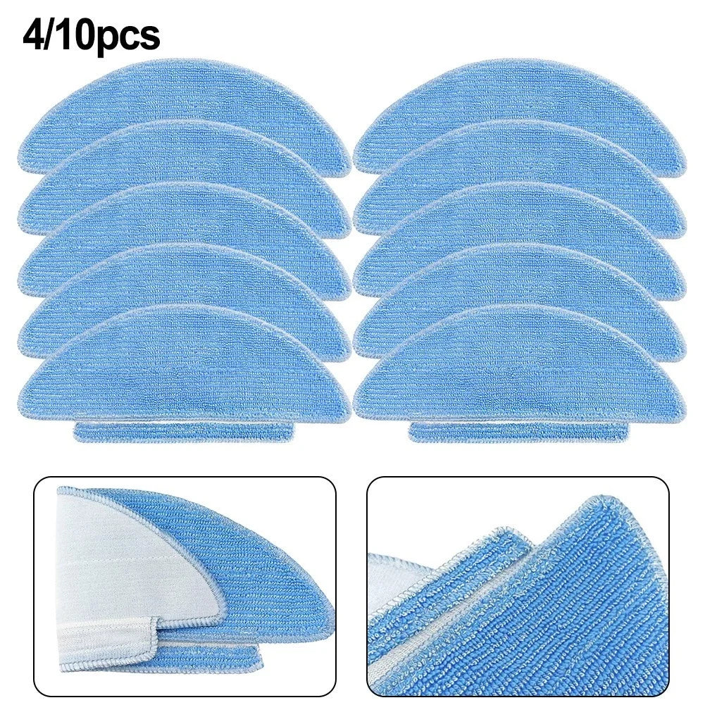 Microfiber Mop Pads for MEDION X20 SW+ MD 11415 (Pack of 4)