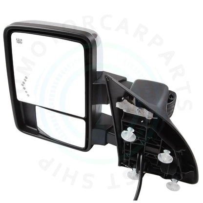 Front Heated Puddle Light Signal Tow Mirrors for Ford F250-F550 (2003–2007)