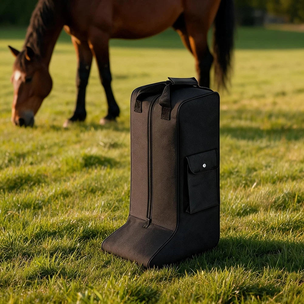 Rugged Oxford Cloth Boot Bag for Tall Riding Boots (56cm x 33.5cm x 21cm)