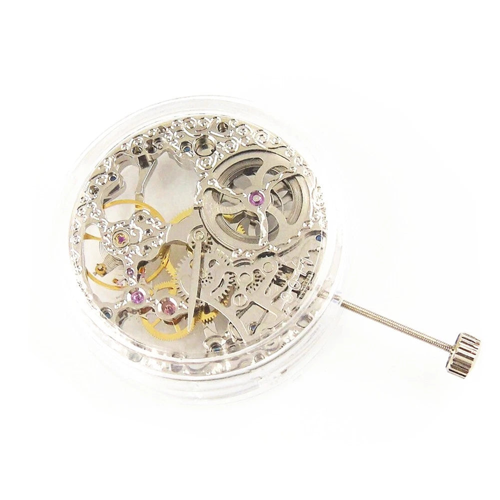 17 Jewels Hollow Manual Mechanical Watch Movement Small Seconds for ETA 6498