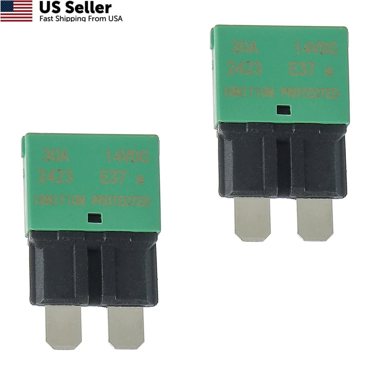 30A Auto Reset Circuit Breaker for DC 12V-14V Vehicles