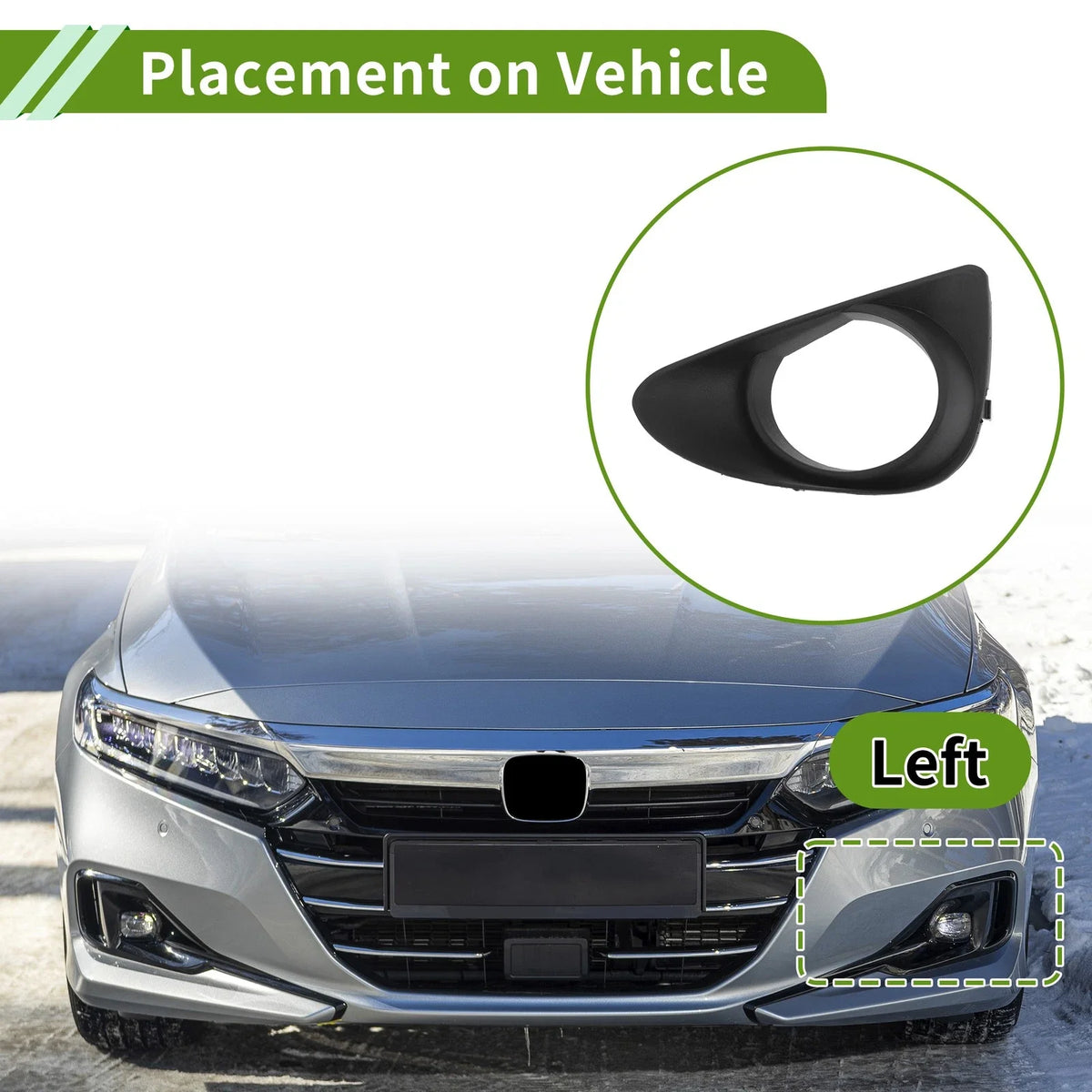 1 Pc Fog Light Grill for Toyota Yaris (2011–2014) No. 8148252320