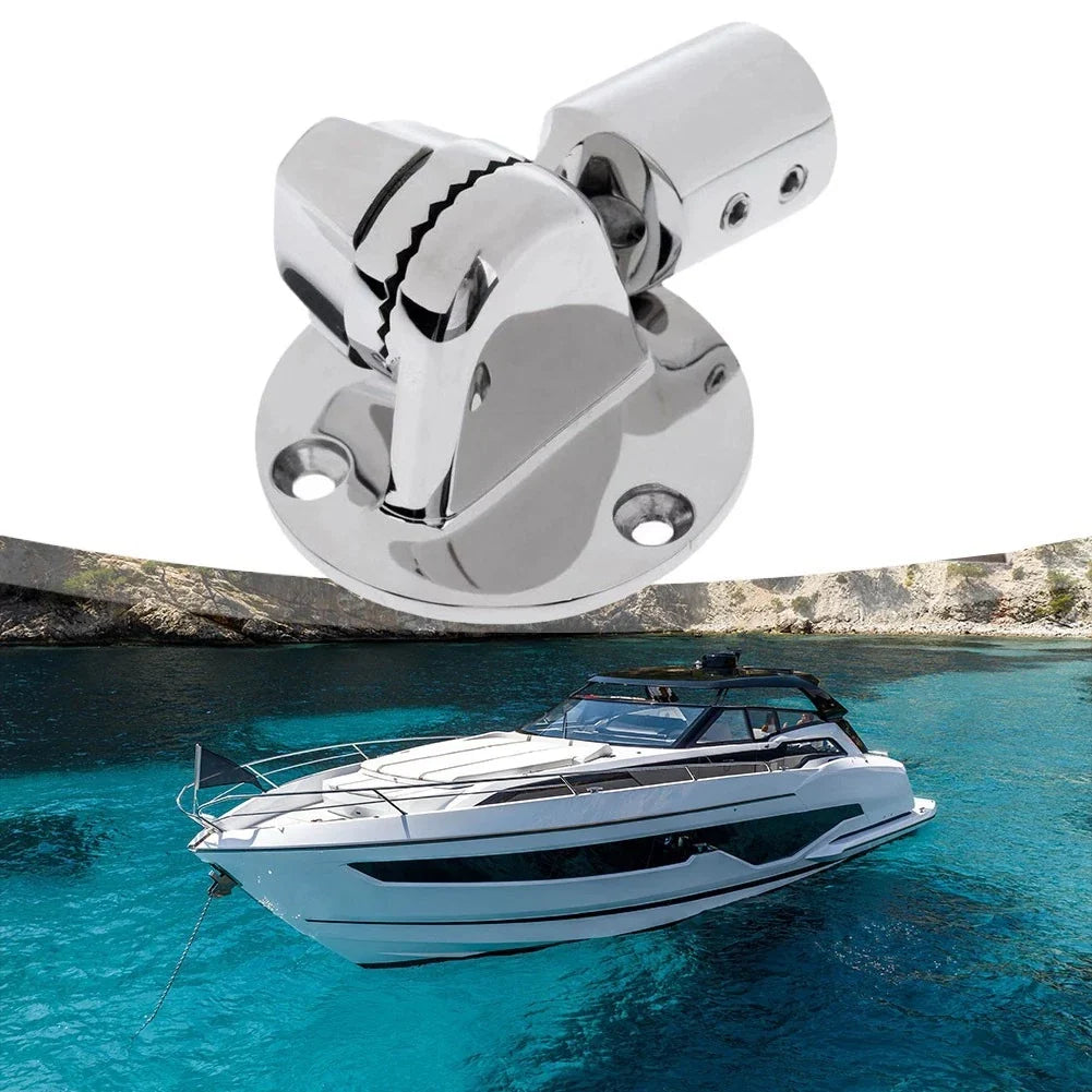 Adjustable 78 Inch Antenna Base for Marine Installation (316 Steel)