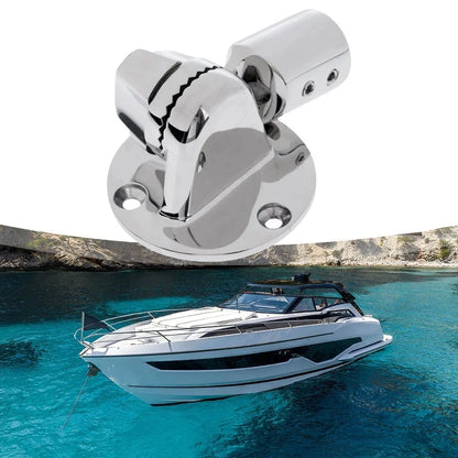 Adjustable 78 Inch Antenna Base for Marine Installation (316 Steel)