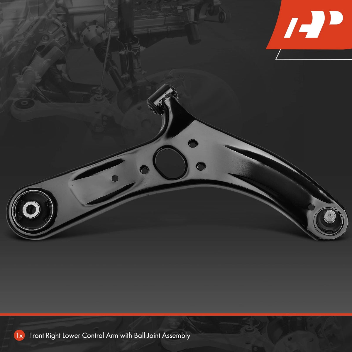 Front Right Lower Control Arm w/ Ball Joint for Kia Rio (2012–2017) CB63244PR, 2513311817, 545011W000, 545111W111, RK621982