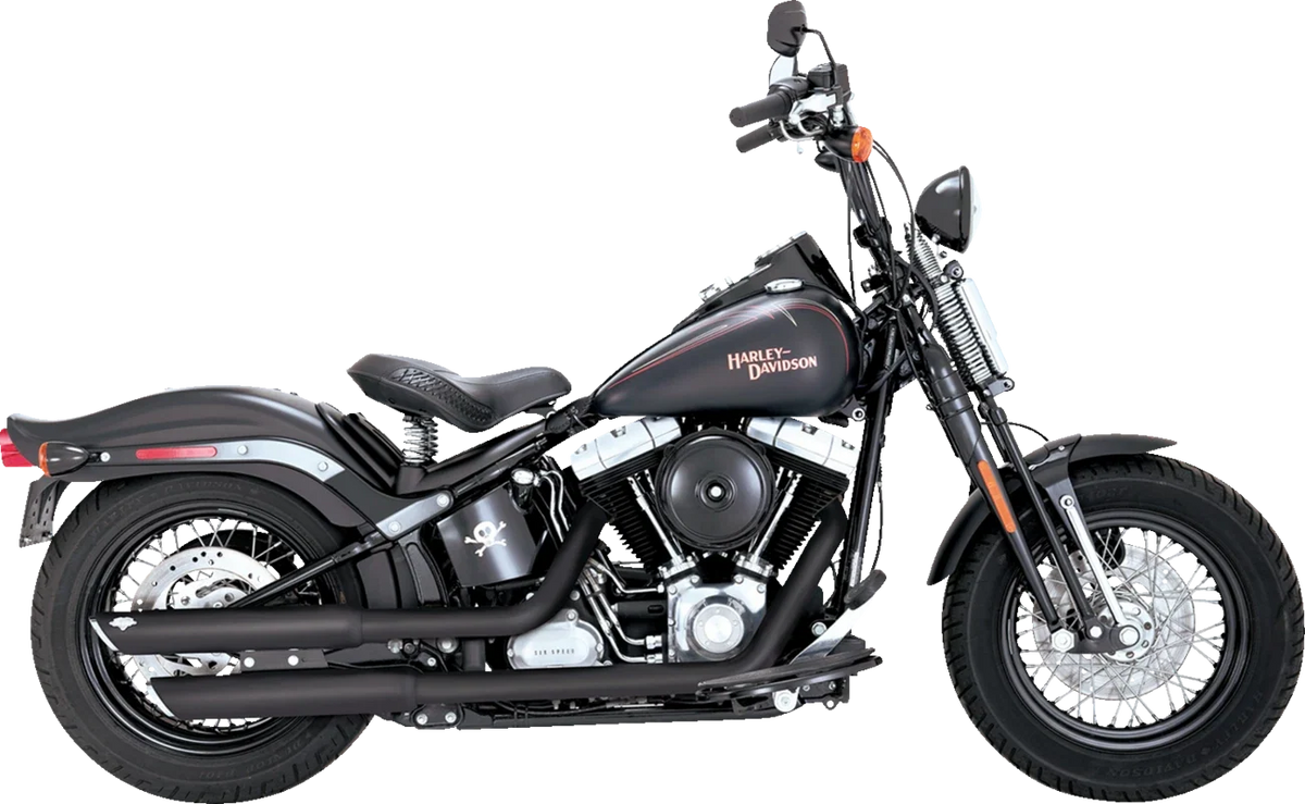 3" Twin Slash Slip-On Mufflers for Harley Davidson (2000–2023) 46842