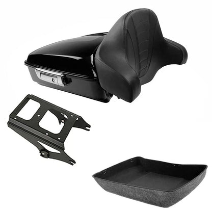 Chopped Trunk Pad Mount for Harley Touring Street Glide (2009–2013)