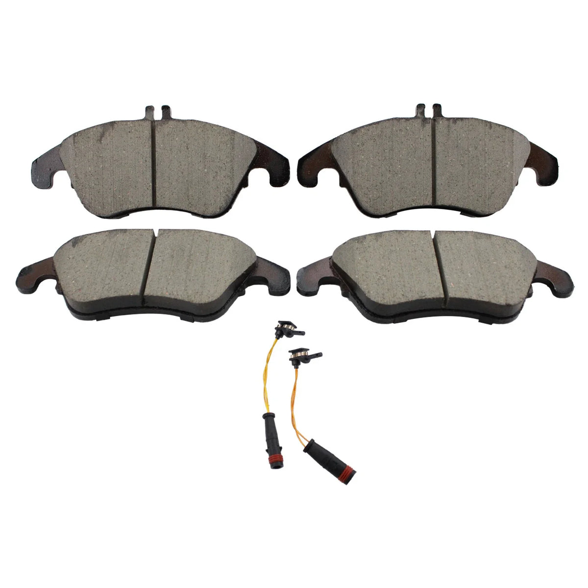Set of 4 Akebono Euro Ceramic Front Disc Brake Pads for W204 W205 C218 W212 W213