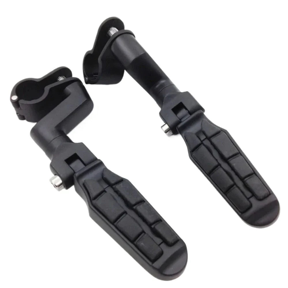 Front Foot Pegs and Mount Clamps for Harley Motorcycle (All Models)