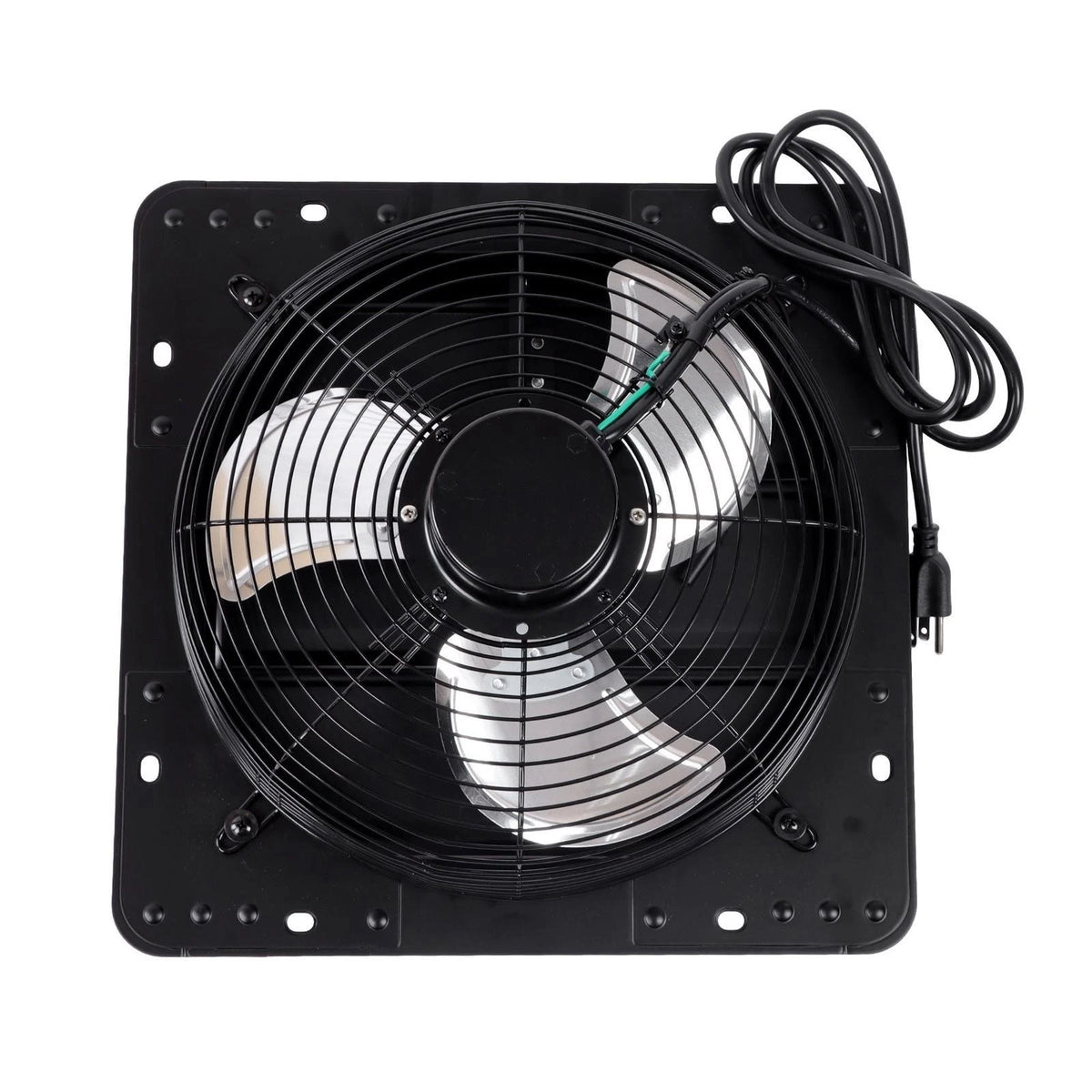 12'' Shutter Wall-Mount Attic Exhaust Fan High Speed 1600RPM (No Part Numbers)