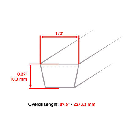 Aramid Belt for Ariens (89" x 1/2") - AB301 - MD