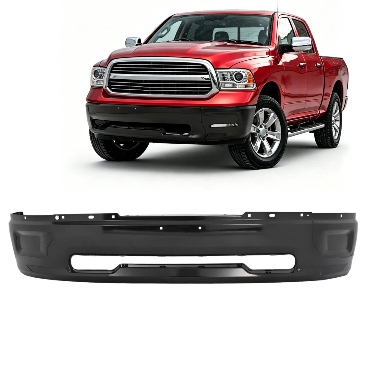 Front Bumper Face Bar for Dodge Ram 1500 (2009–2012) - CON-A000000216, 68206066AA