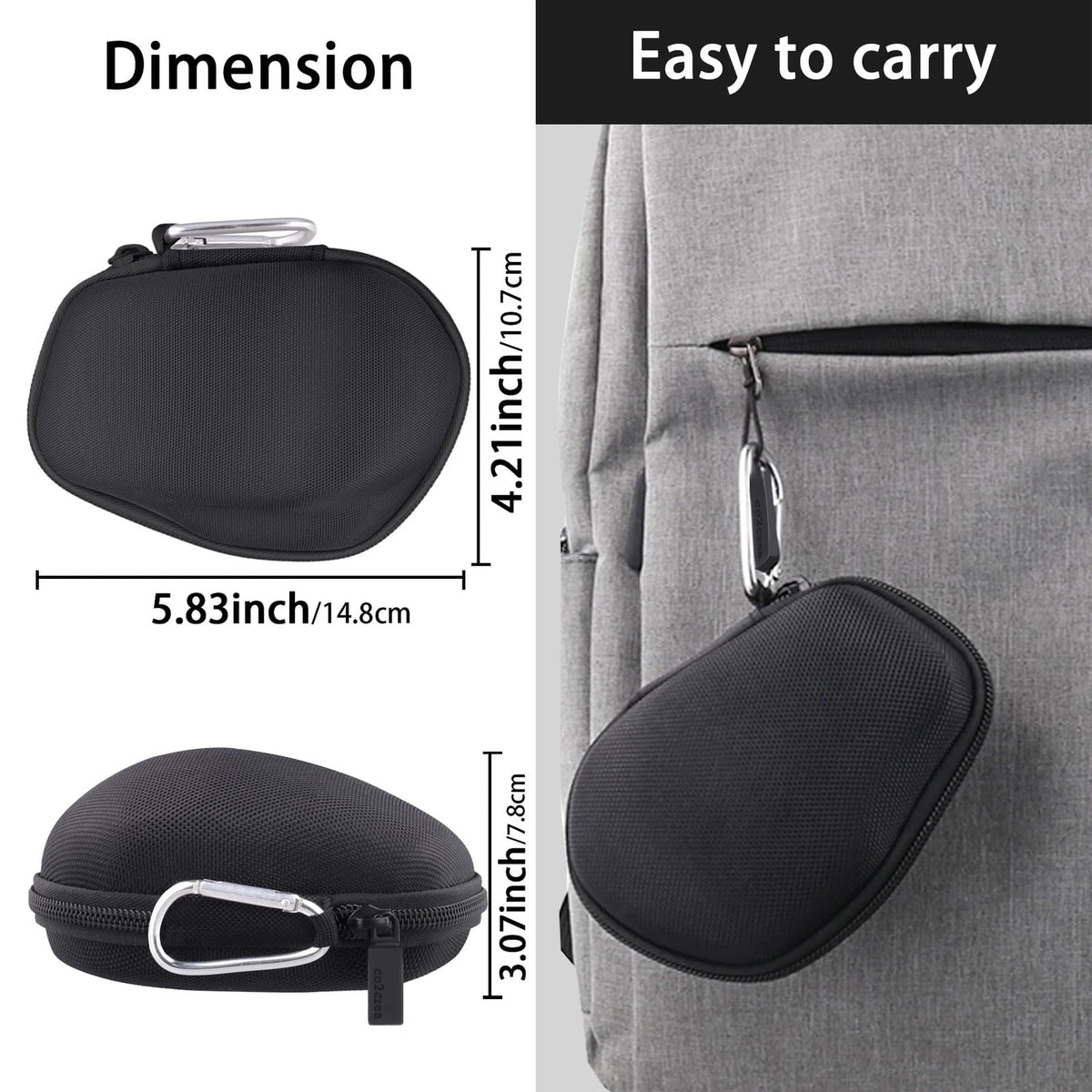 Hard Case for Logitech MX Master 4 (Graphite Black)