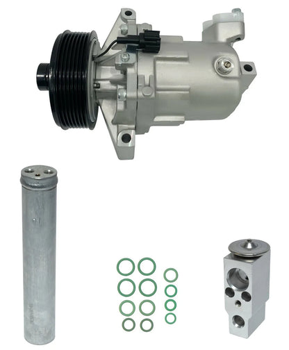 A/C Compressor Kit Replacement for Nissan Versa 1.8L 6-Speed Manual (2010–2010)