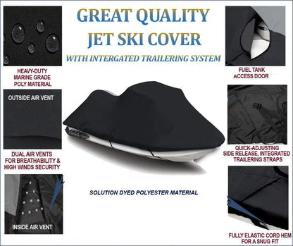 Heavy Duty Trailerable Cover for Sea Doo JetSki GTR 230 (2017–2019)