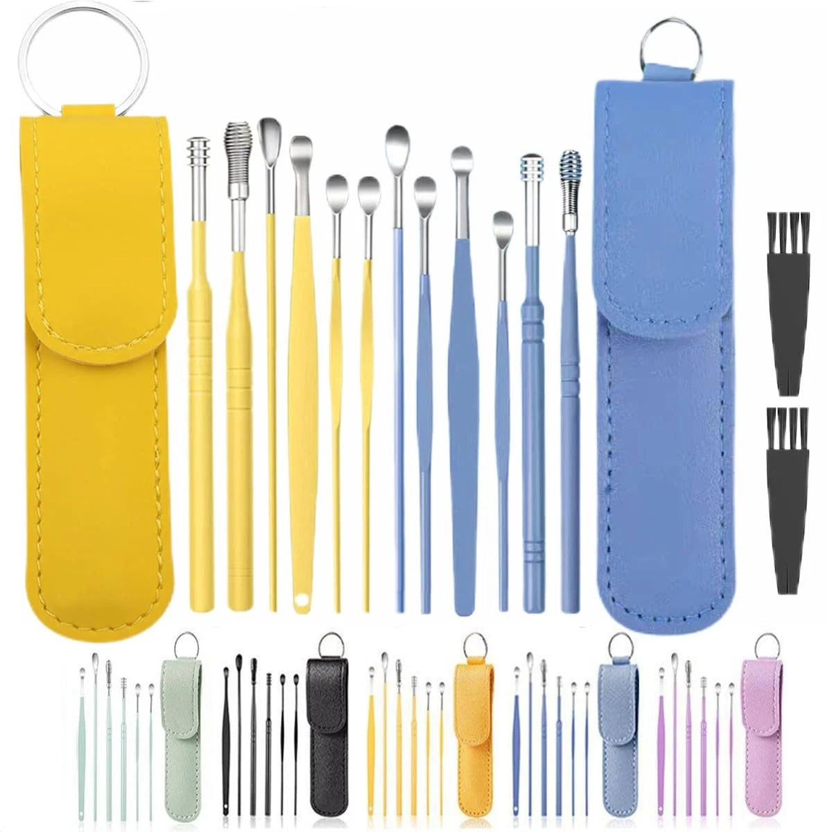 14 pcs Ear Pick Earwax Removal Kit for Ear Cleaning
