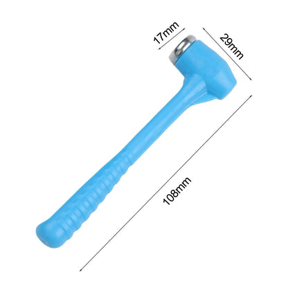 Soft-Grip Rubber Mallet with Iron Base for Model Kit Assembly
