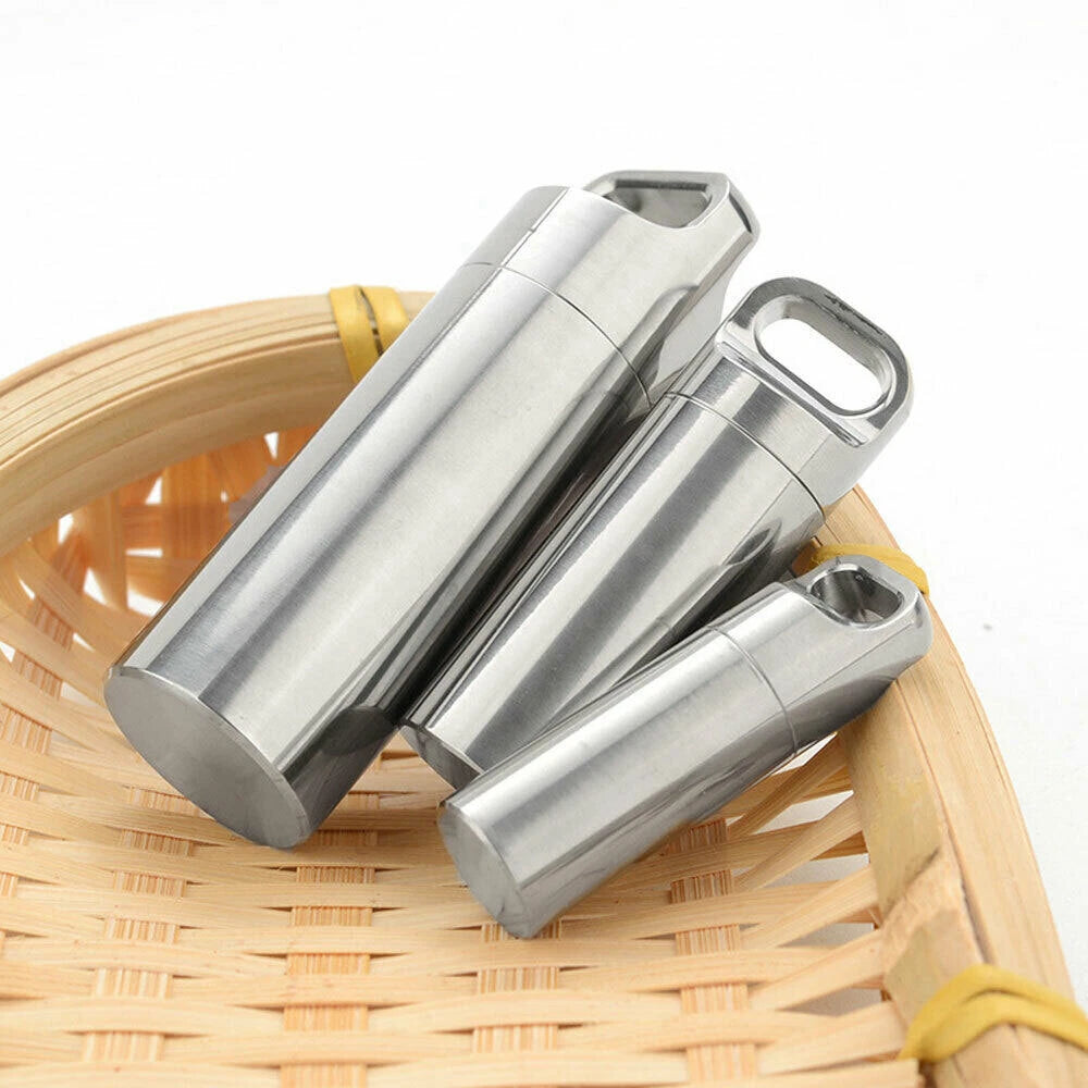 EDC Pill Case for Outdoor Tool Organizer Pendant Necklace