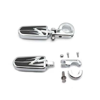 Flash Lightning Foot Peg Kit 1.25" for Harley Sportster 883 1200 (2013)