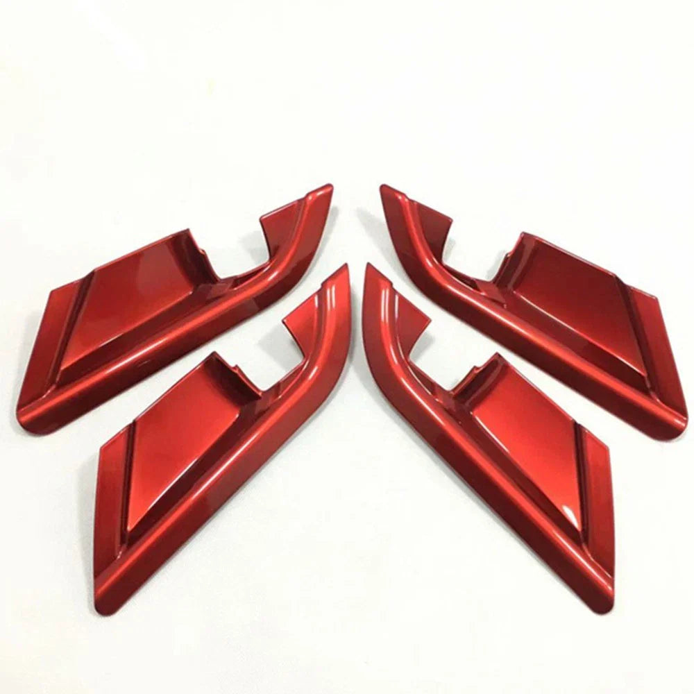 4 Pcs Red Door Handle Bowl Covers for Toyota Camry (2018-2023)