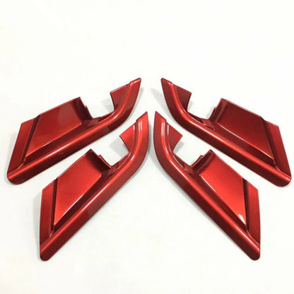 4 Pcs Red Door Handle Bowl Covers for Toyota Camry (2018-2023)