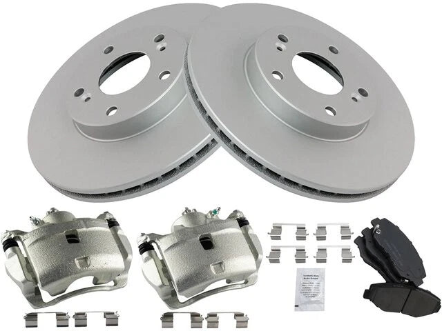 Set of 4 Brake Pads Rotors Calipers for Acura ILX (2014–2015) 21436FPYF