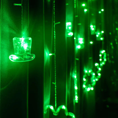 9FT Green LED St. Patrick's Day Lights for Festive Decor