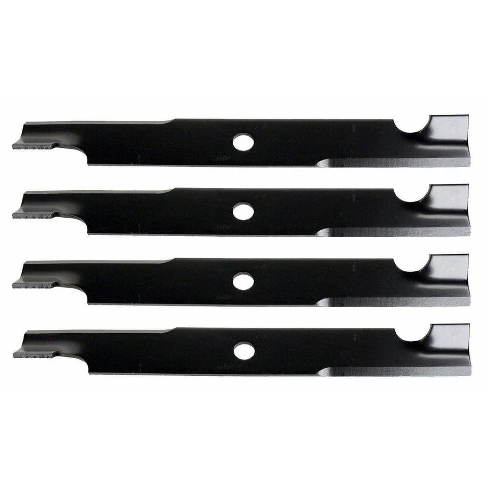 Set of 4 Notched Mower Blades for Scag (18" X 5/8")