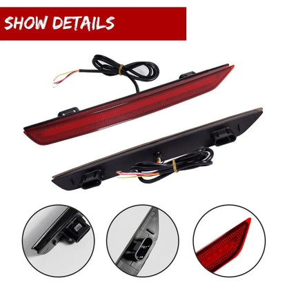 Red Lens Tail Brake Fog Lights for Honda Odyssey (2011–2017)