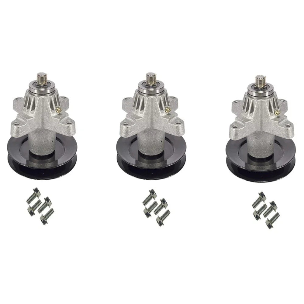 3X Spindle Assembly with Bolts for Cub Cadet (Replaces 1724491)